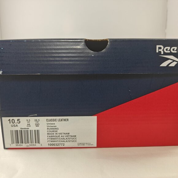Reebok Classic Leather White/Beige Sneakers Size US 10.5 Mens 100032772 - Picture 12 of 12